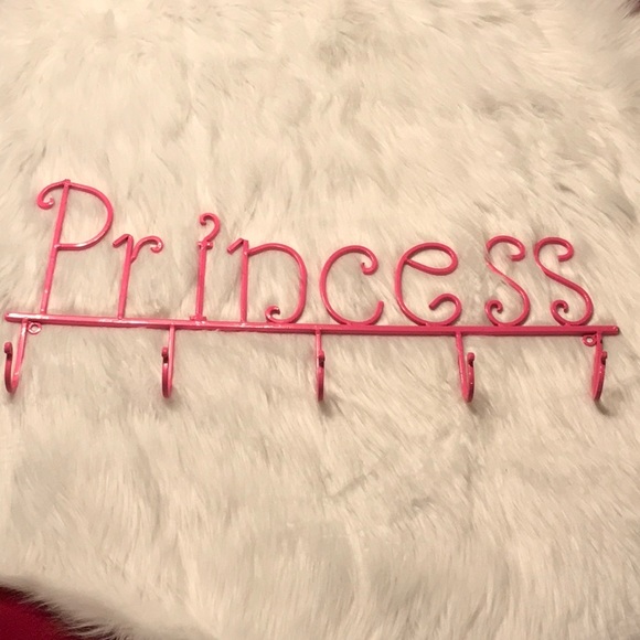 COPY - Pink Princess 5 Hook Hanger - Picture 2 of 12